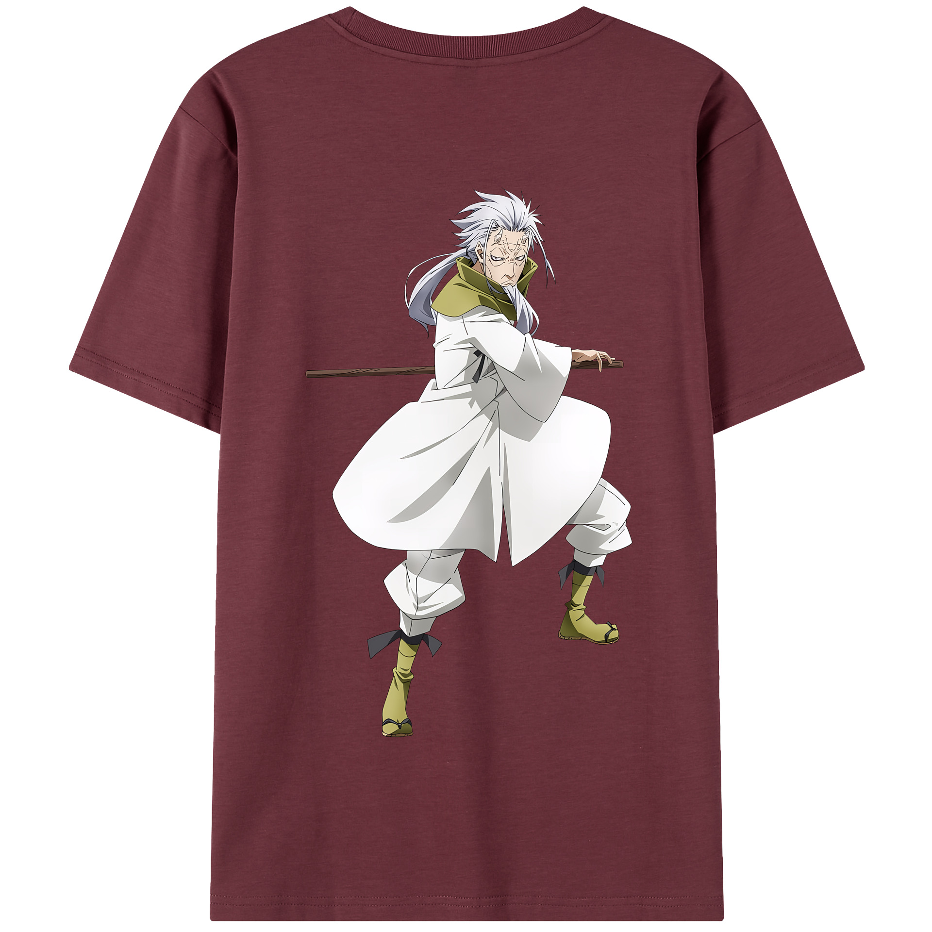 （画像用） 転スラ Regarding Reincarnated to Slime 綿100％半袖Tシャツ（背面プリント）